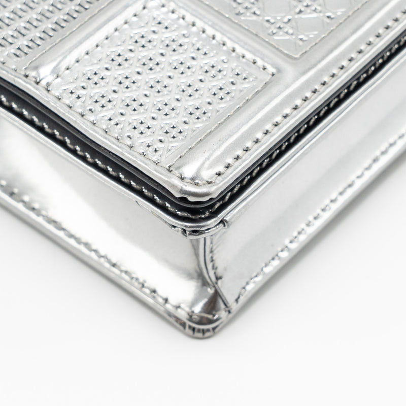 Dior Diorama Wallet On Chain Calfskin Silver SHW