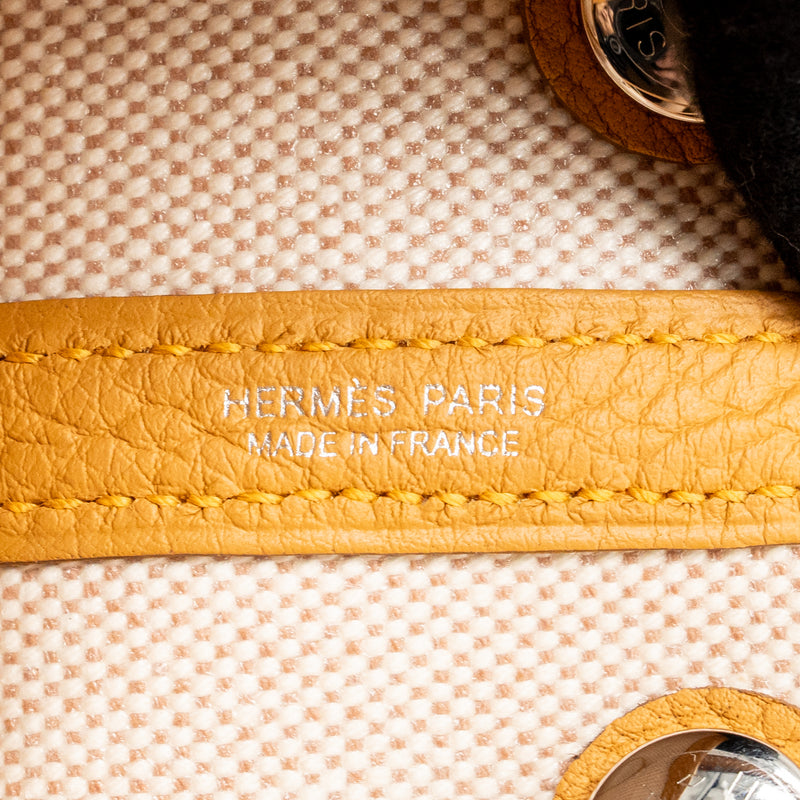 Hermes Neo Garden Party 23 Canvas/Negonda Beige/Naturel Sable SHW Stamp K