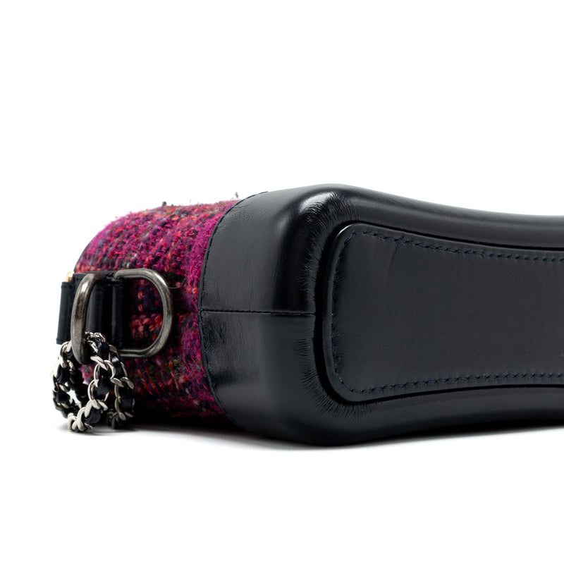 Chanel Small Gabrielle Hobo Bag Tweed/Calfskin Multicolour Multicolour Hardware