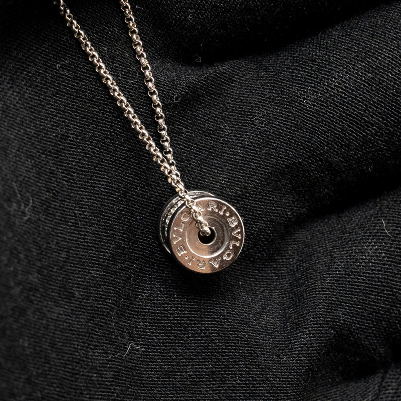 Bvlgari Mini B.zero1 Necklace White Gold Diamonds
