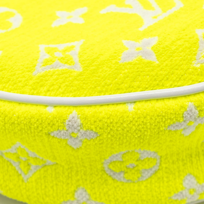 Louis Vuitton Loop PM Half-Moon Baguette Jacquard Monogram Yellow/White GHW