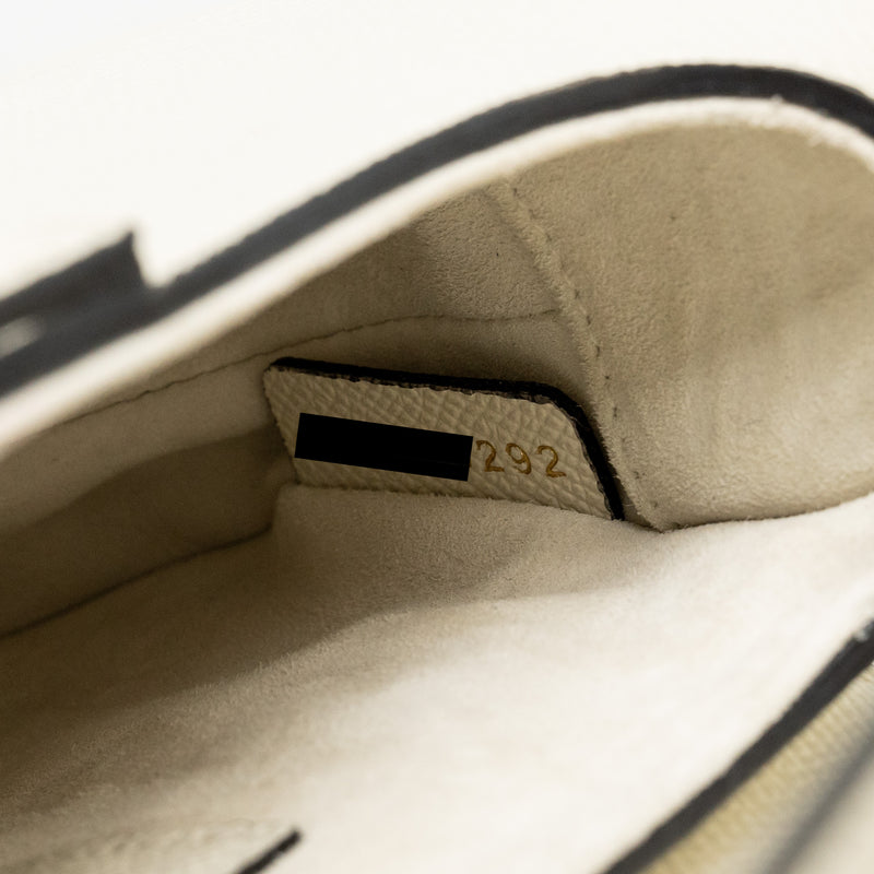 DIOR Mini Saddle Bag Calfskin White GHW