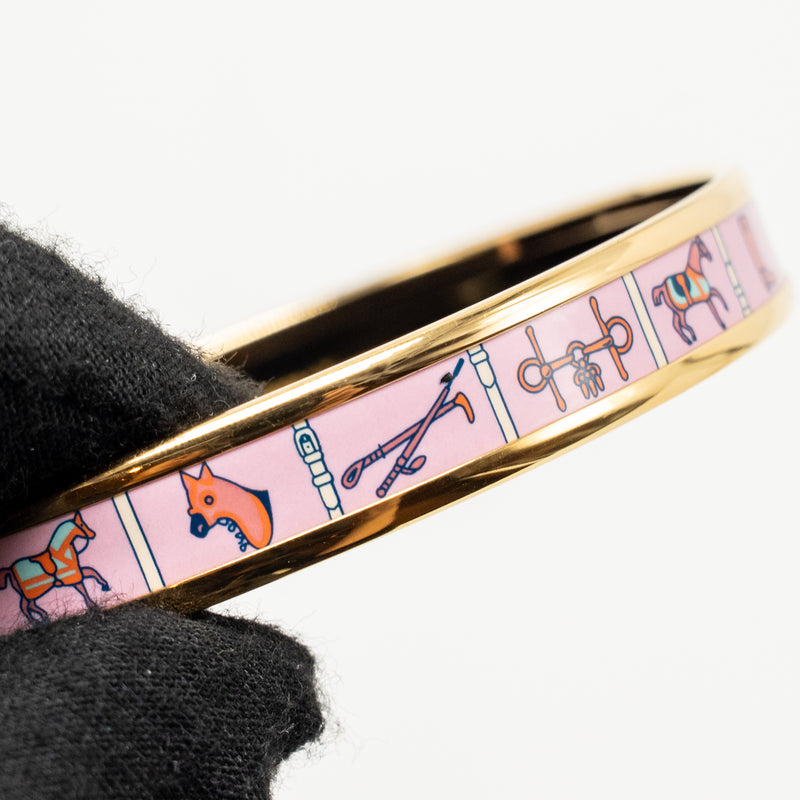 Hermes Couvertures et Tenues de Jour Bangle Color Patch RGHW