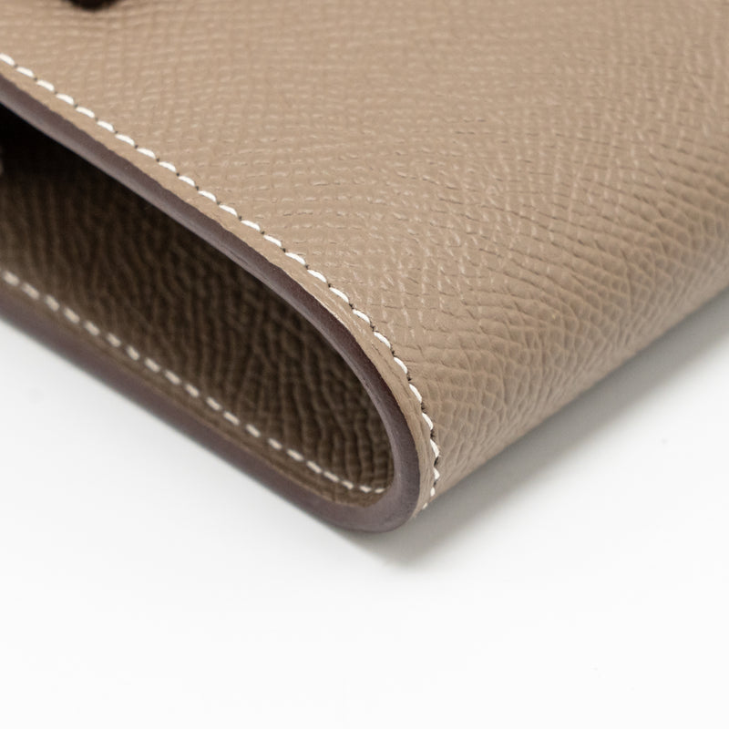 Hermes Kelly to Go Epsom Etoupe GHW Stamp B