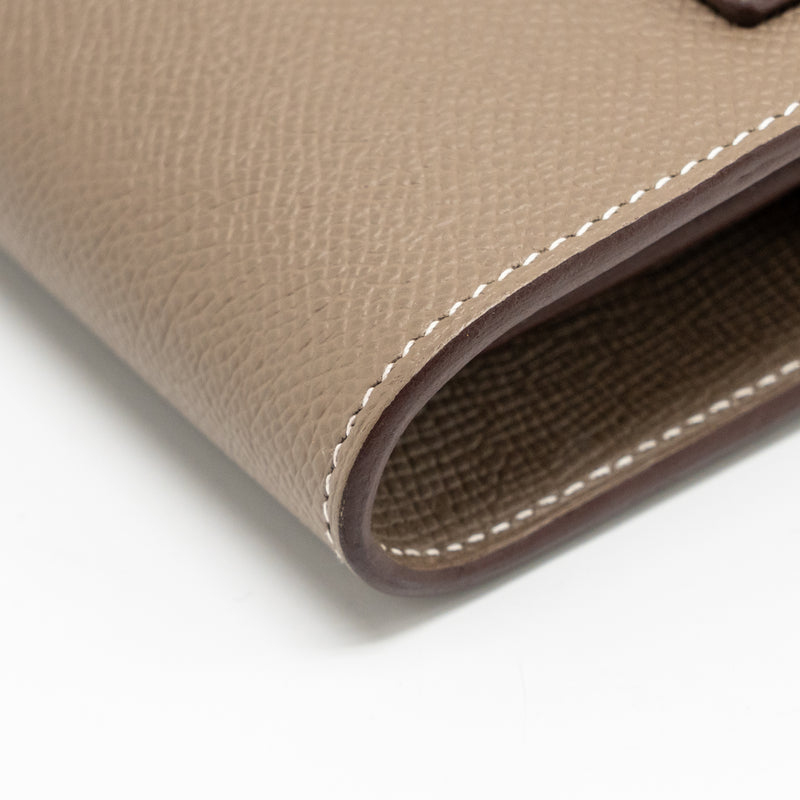 Hermes Kelly to Go Epsom Etoupe GHW Stamp B