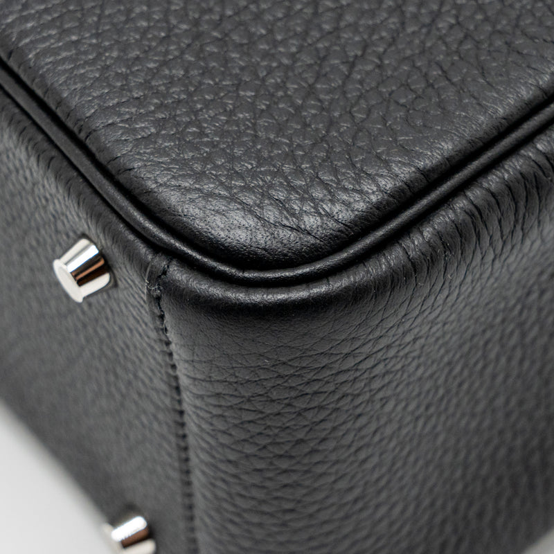 Hermes Mini Lindy II Clemence Black SHW Stamp K