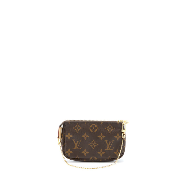 Louis Vuitton Mini Pochette Accessories Monogram Canvas GHW