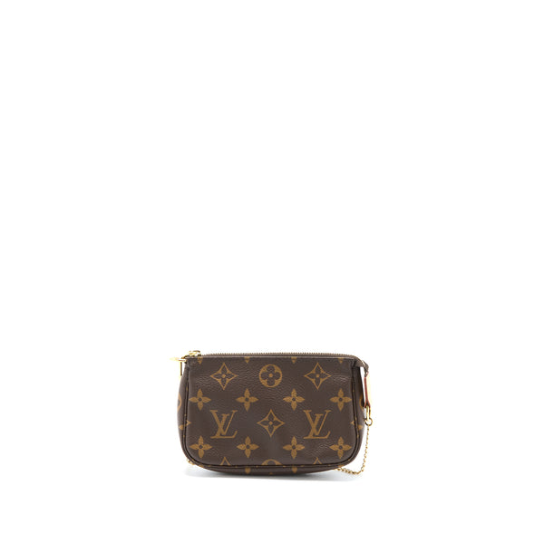 Louis Vuitton Mini Pochette Accessories Monogram Canvas GHW