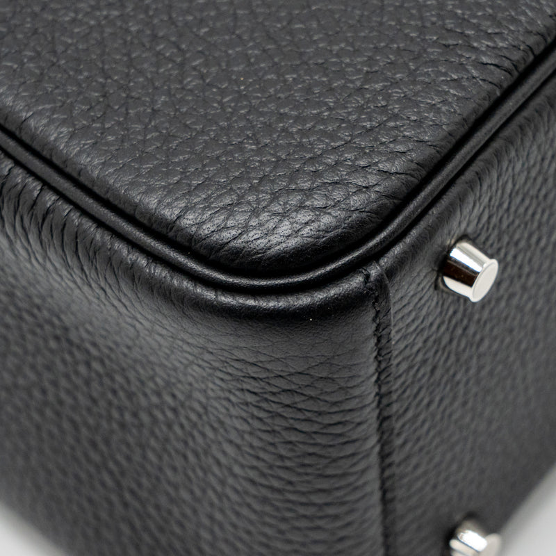 Hermes Mini Lindy II Clemence Black SHW Stamp K