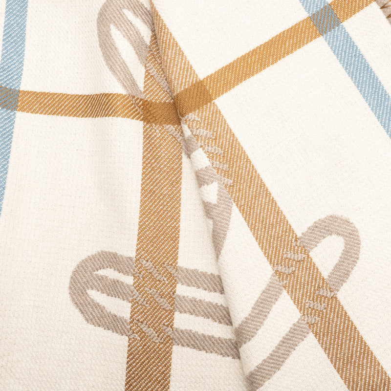 Hermes Littoral Blanket Beige/Bleu/Marron