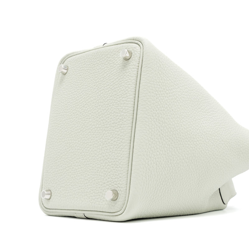 Hermes picotin 18 lock bag clemence Gris neve SHW stamp B