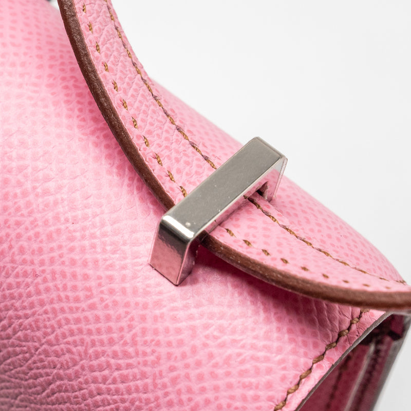 Hermes Mini Constance Epsom 5p Bubblegum Pink SHW Stamp Z