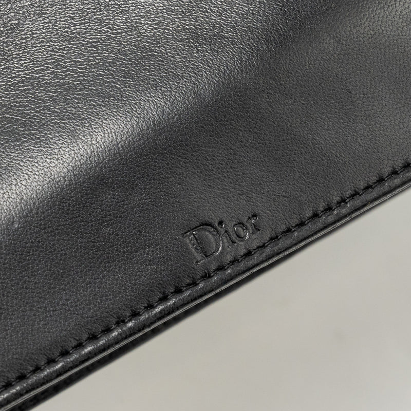 Dior Medium Studded Diorama Lambskin Black GHW