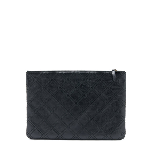 Chanel Quilted Pouch with Tassel Black LGHW