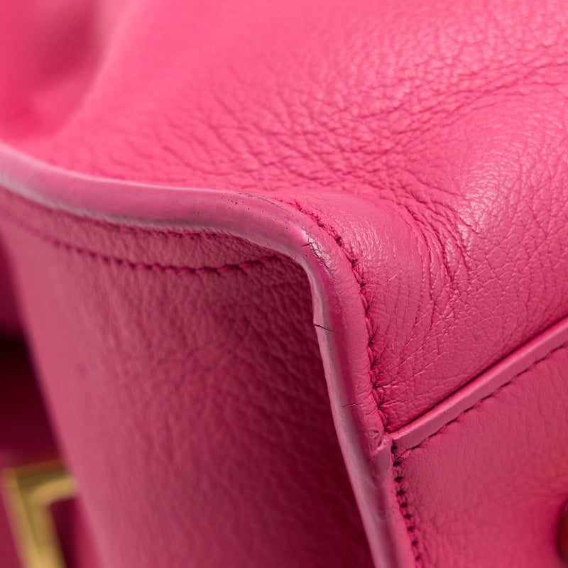 Saint Laurent Cabas Tote Bag Pink GHW