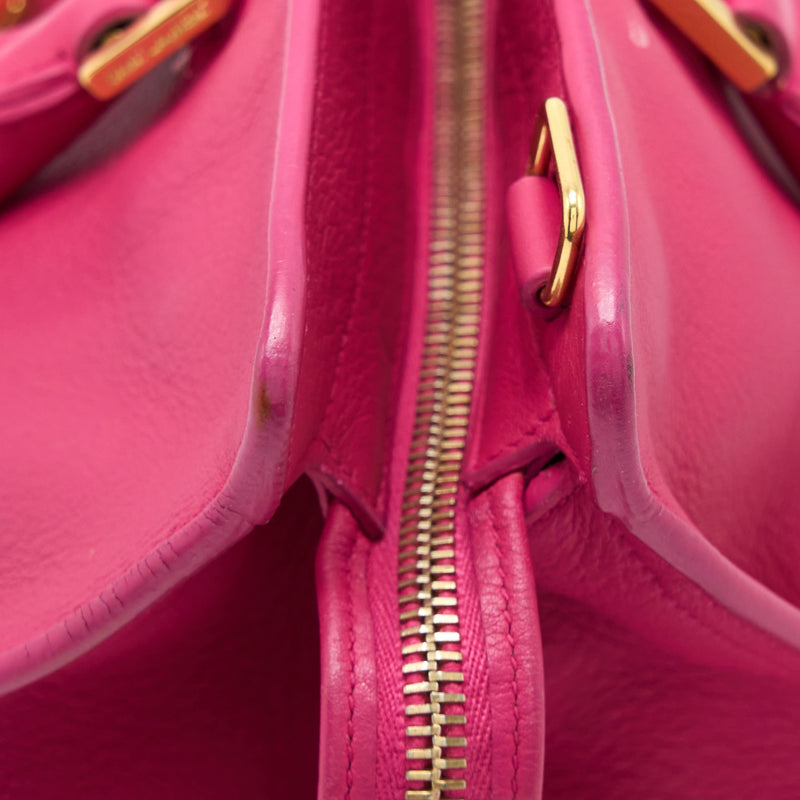 Saint Laurent Cabas Tote Bag Pink GHW