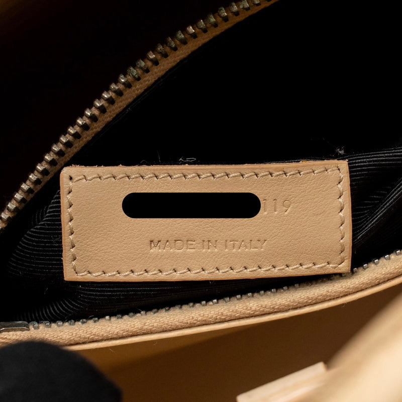 Saint Laurent Sac de Jour tote croc embossed calfskin beige SHW
