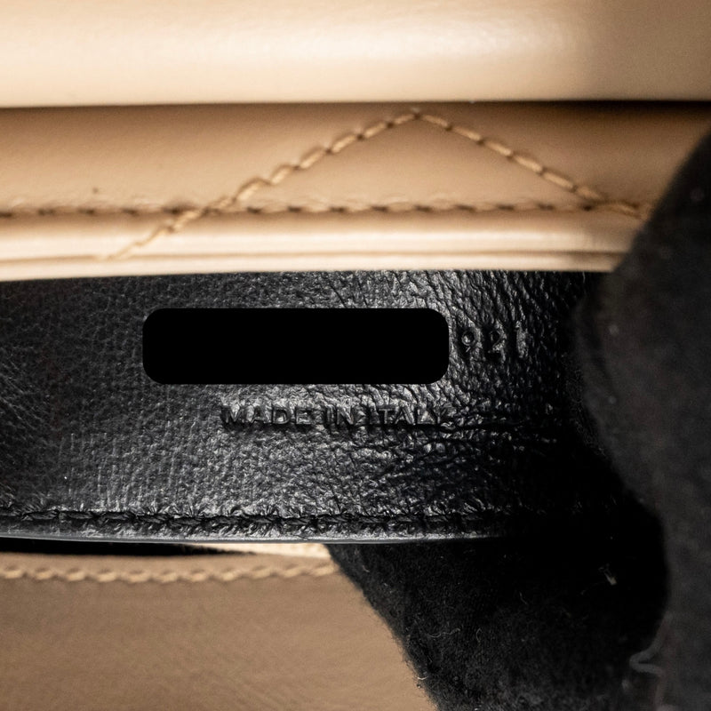 Saint Laurent / YSL Small Lou Lou Shoulder Bag Calfskin Beige GHW