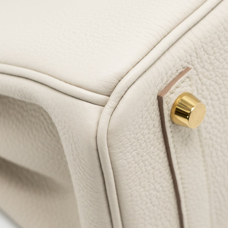 Hermes Birkin 25 Togo 8L Beton GHW Stamp B