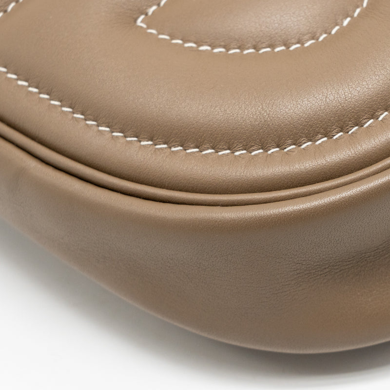 Hermes In-the-Loop Belt Bag Swift Etoupe SHW Stamp Y