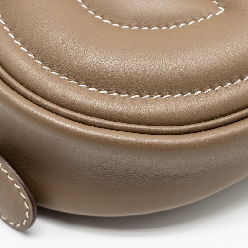 Hermes In-the-Loop Belt Bag Swift Etoupe SHW Stamp Y