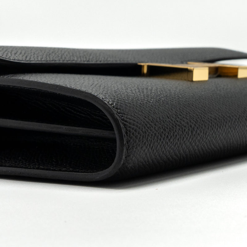 Hermes Constance To Go Epsom Black GHW Stamp B