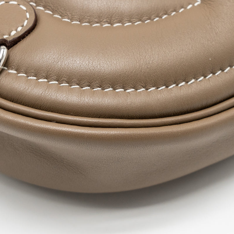 Hermes In-the-Loop Belt Bag Swift Etoupe SHW Stamp Y