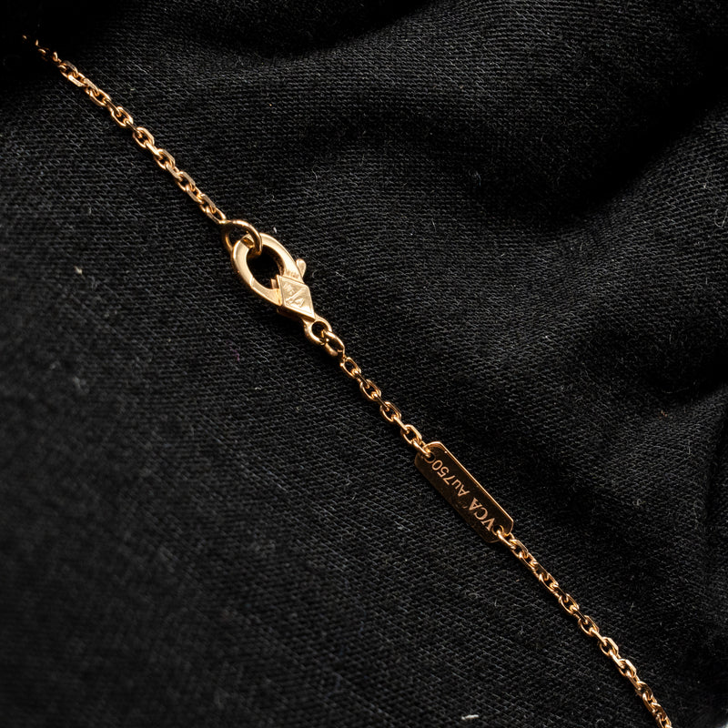 Van Cleef Holiday & Arpels 2021 Holiday Pendant Rhodonite Rose gold with diamonds