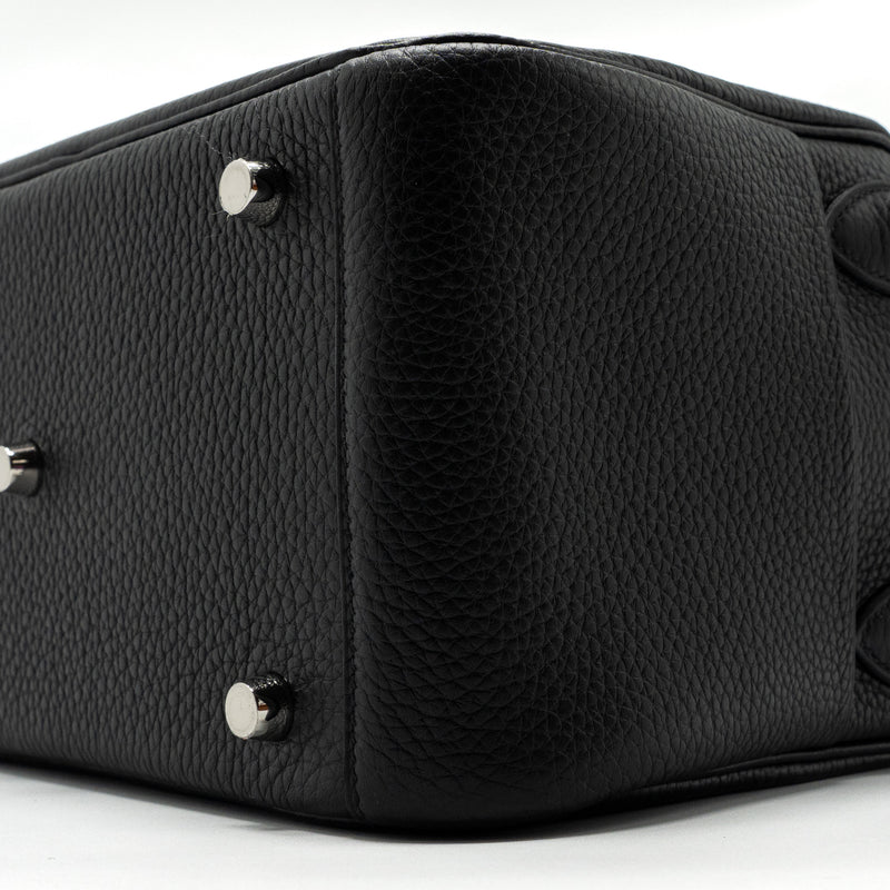 Hermes Lindy 26 Clemence Black SHW Stamp U