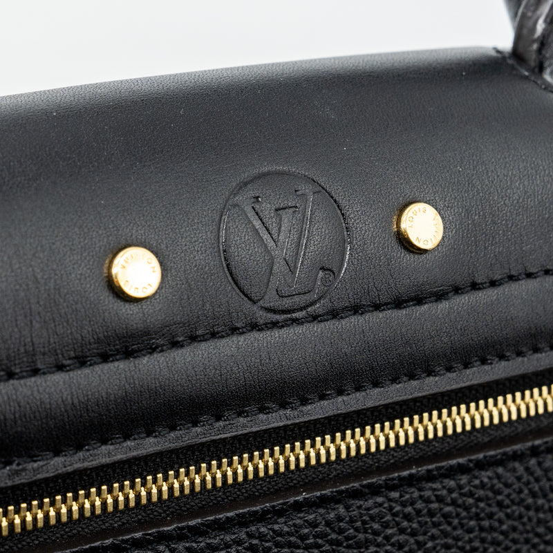 Louis Vuitton Flap Shoulder Bag Calfskin Black GHW