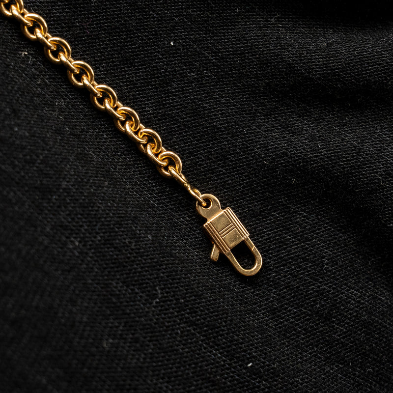 Hermes size SH Amulettes constance bracelet rose gold with diamonds