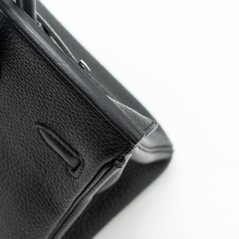 Hermes birkin 25 Togo black shw stamp D