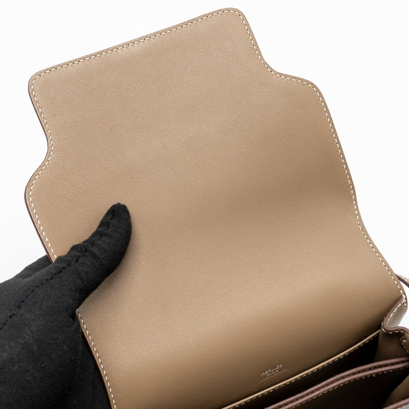 Hermes Mini Roulis Swift Etoupe SHW Stamp Y