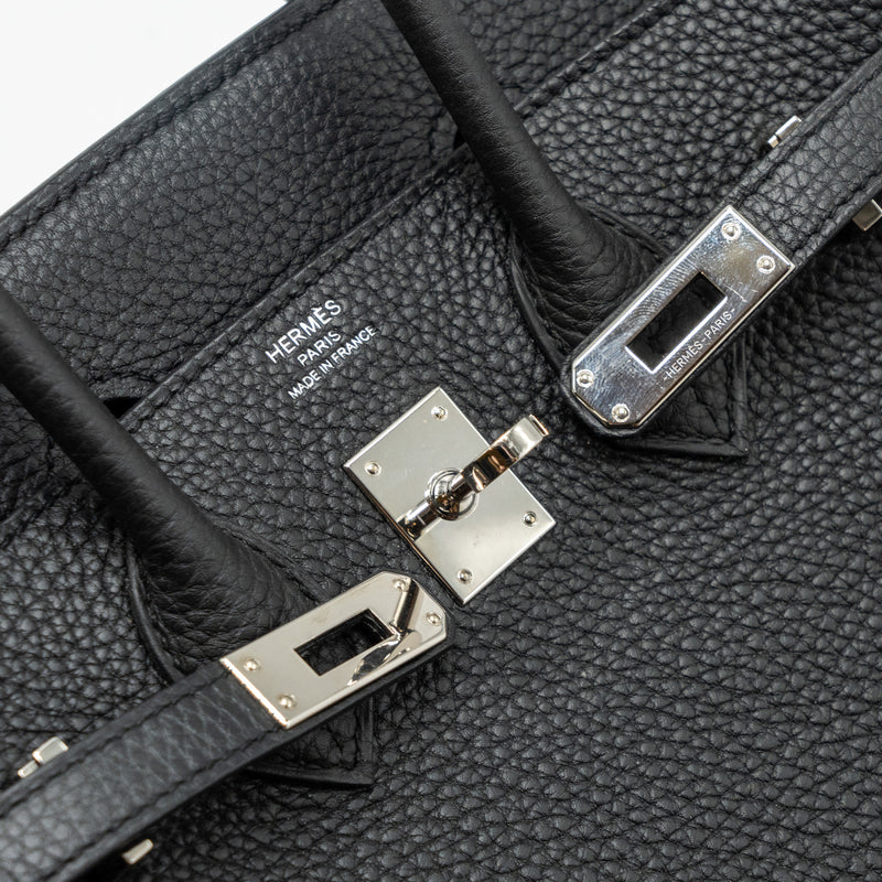 Hermes birkin 25 Togo black shw stamp D