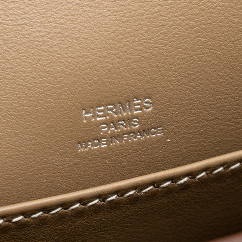 Hermes Mini Roulis Swift Etoupe SHW Stamp Y