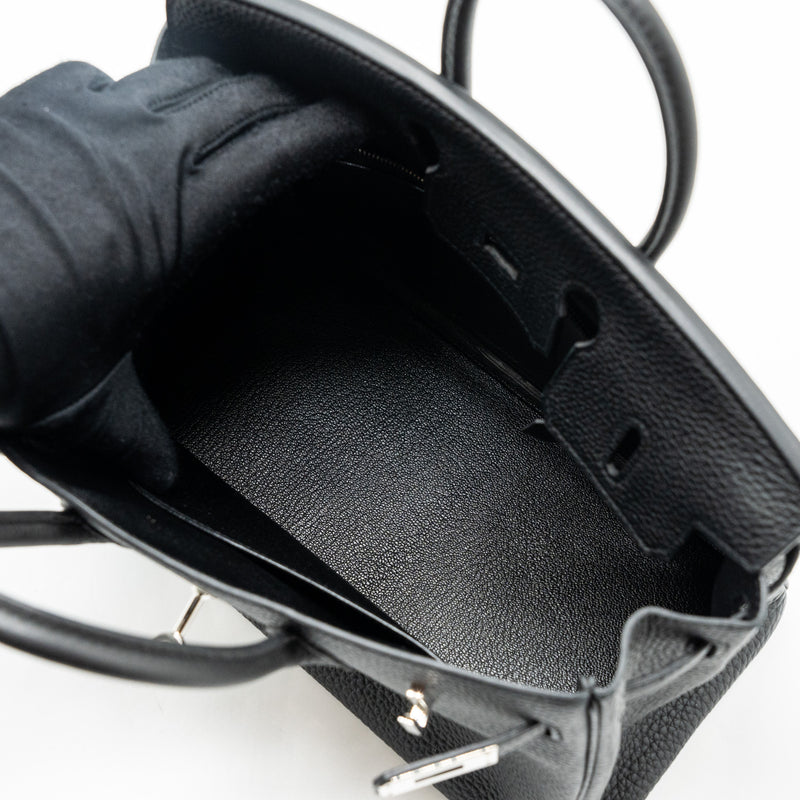Hermes birkin 25 Togo black shw stamp D