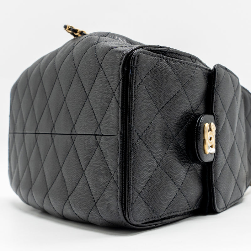 Chanel Small 25 Bag caviar black GHW (microchip)