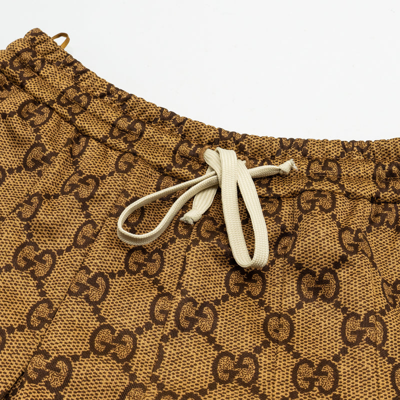 Gucci XS GG Logo Print Skirts Polyester / Cotton Brown