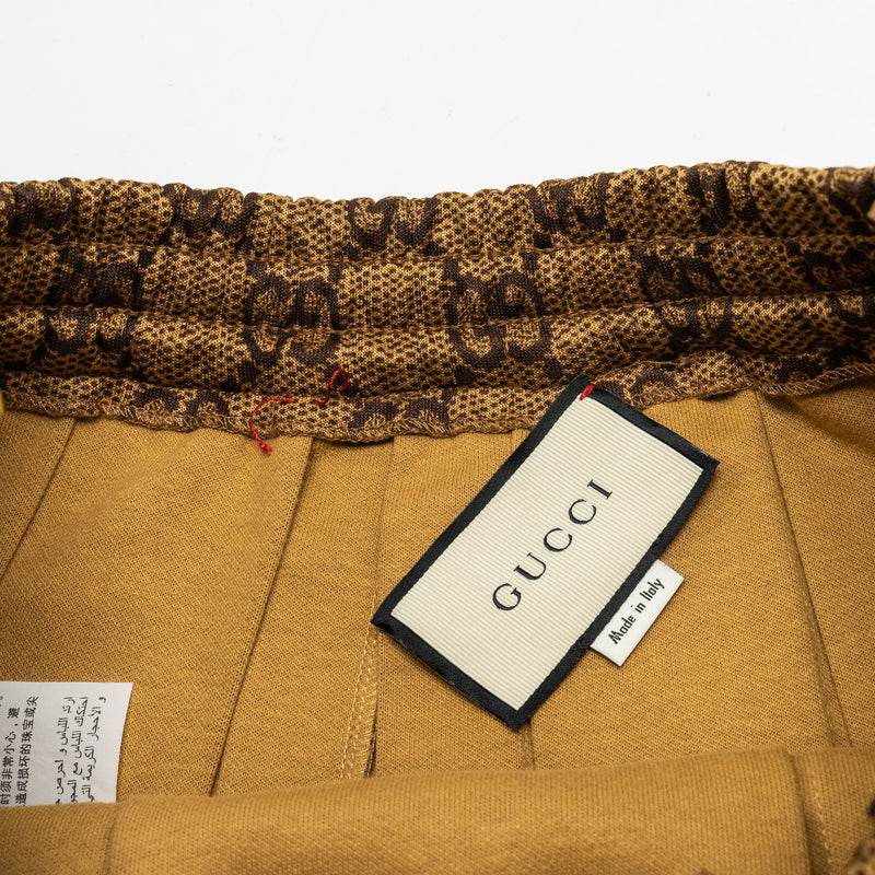 Gucci XS GG Logo Print Skirts Polyester / Cotton Brown