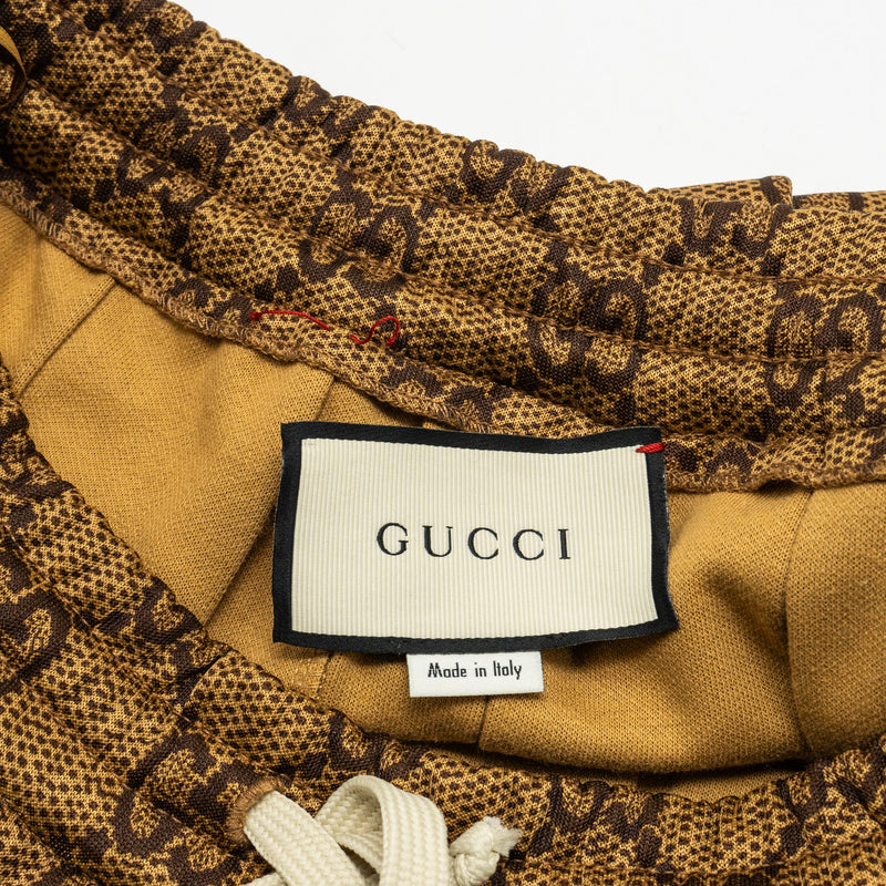 Gucci XS GG Logo Print Skirts Polyester / Cotton Brown