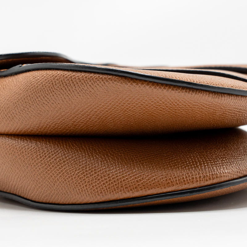 Dior Medium Saddle Bag Calfskin Caramel GHW