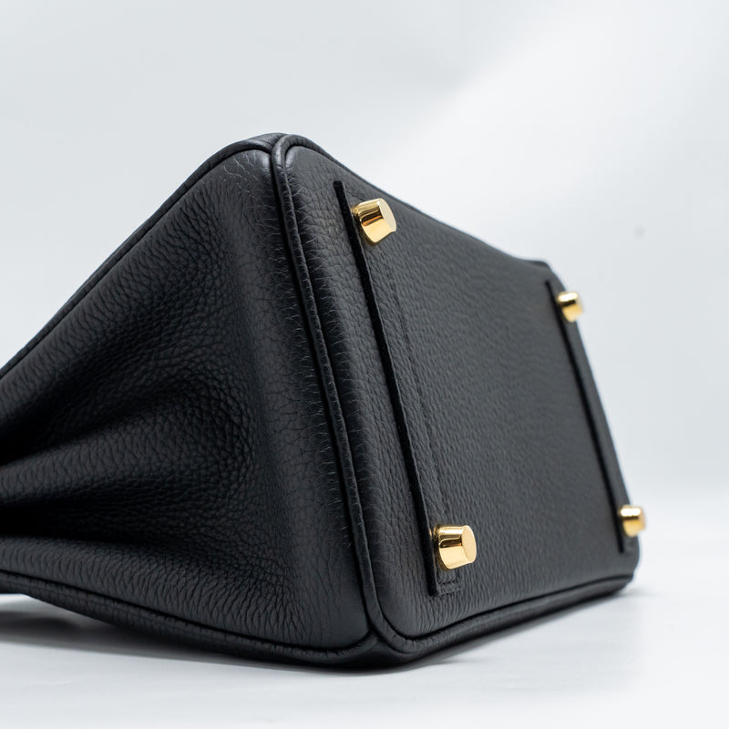 Hermes birkin 25 togo black GHW stamp Y