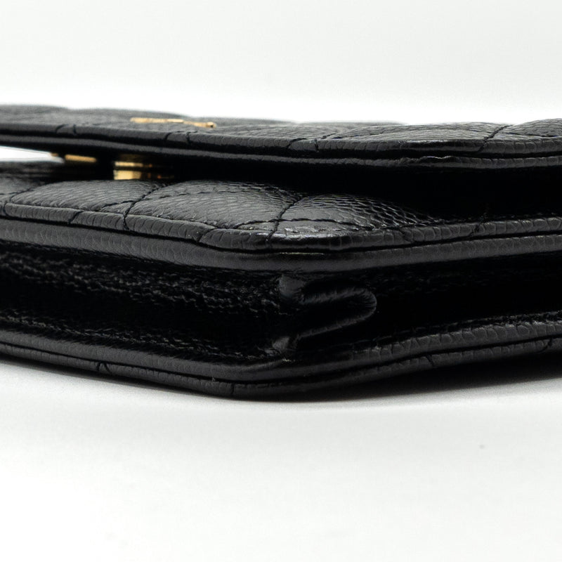 Chanel Classic Wallet On Chain Caviar Black GHW