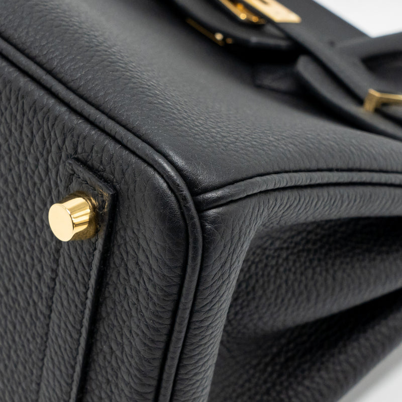 Hermes birkin 25 togo black GHW stamp Y