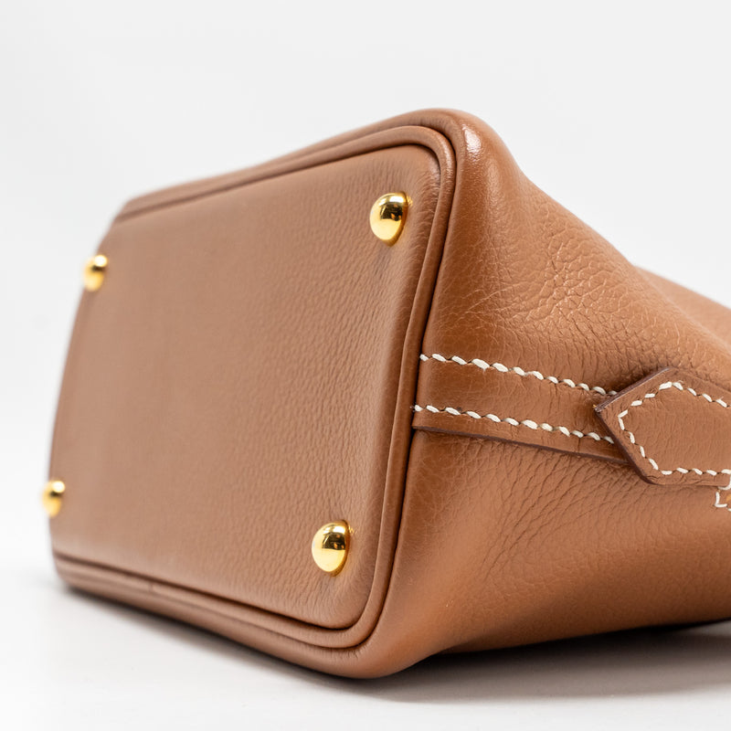 Hermes Mini Bolide Evercolor Gold GHW Stamp Y
