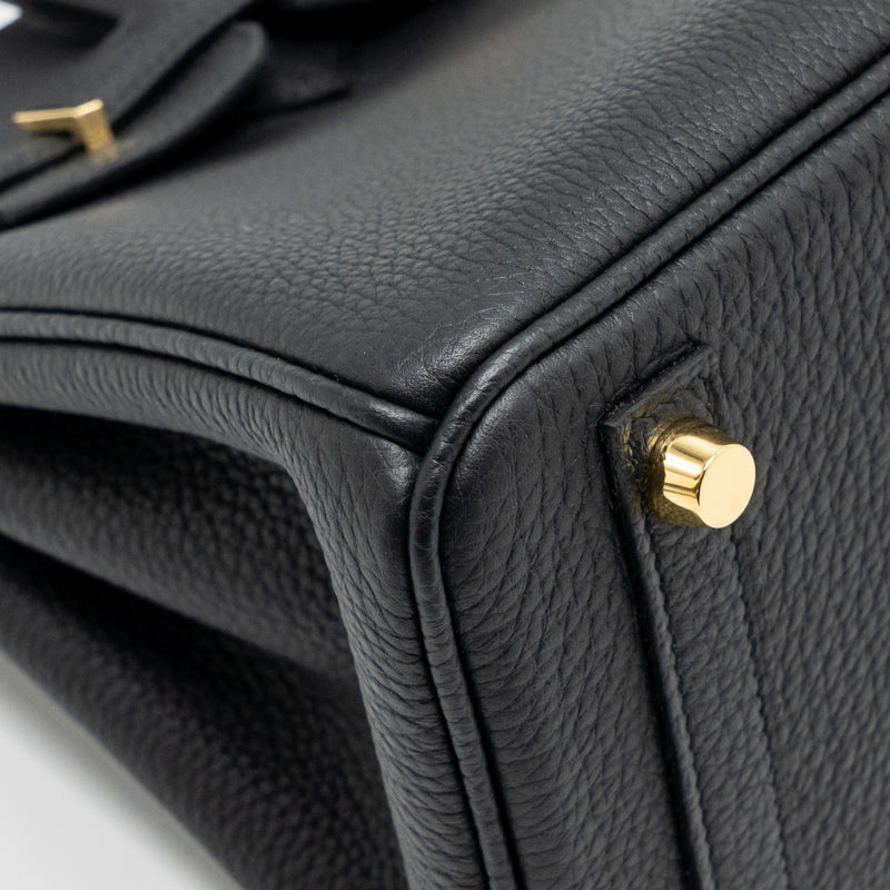 Hermes birkin 25 togo black GHW stamp Y