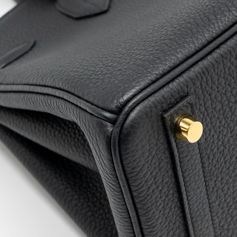 Hermes birkin 25 togo black GHW stamp Y