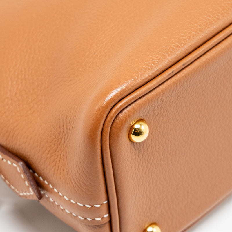 Hermes Mini Bolide Evercolor Gold GHW Stamp Y