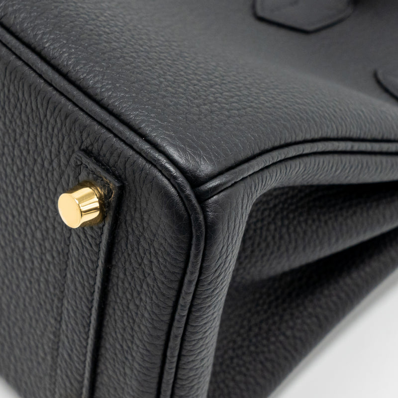Hermes birkin 25 togo black GHW stamp Y