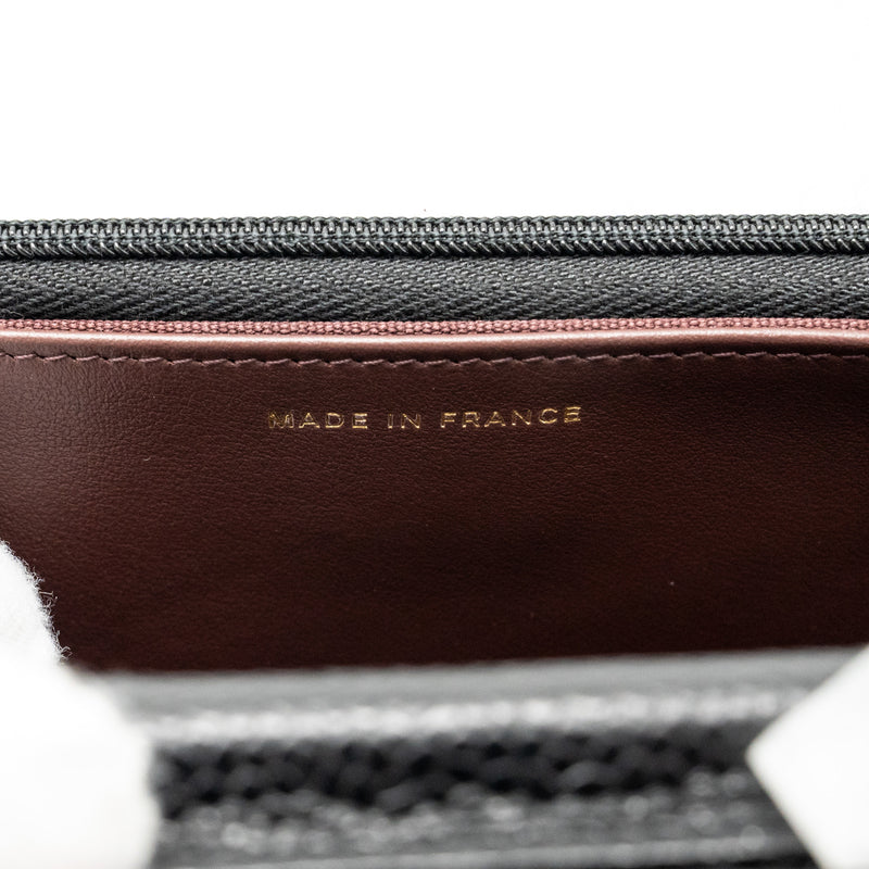Chanel Classic Wallet on Chain Caviar Black GHW(microchip)